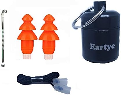 Earplugs For Swimming With Cords + Sound Blocking for Daily Easily Reduce a Noise Level When You Need - Eartye Reusable Noise Cancelling EarPlugs are For Men and Women