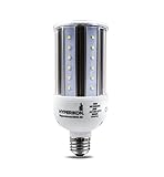 HyperSelect 20W LED Corn Light Bulb, Street and Area Light, E26 Medium Screw Base, 150 Watt Equivalent, Metal Halide Replacement, 2200 lumen, 5000K (Crystal White Glow), 360° Light, UL Listed