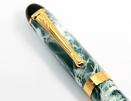 Deluxe Marble New Nib M 18kgp Fountain Pen - Thumbnail 2
