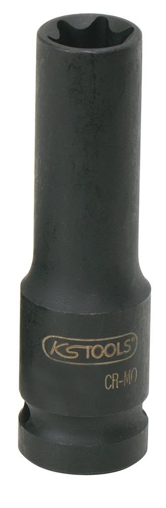 KS Tools 515.1051 E10 1/2-inch Impact Socket ETX Deep