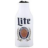 Miller Lite Zippered Beer Bottle Koozie