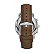 Fossil Q Men's Gen 3 Explorist Stainless Steel and Leather Smartwatch, Color: Silver-Tone, Brown (Model: FTW4003)