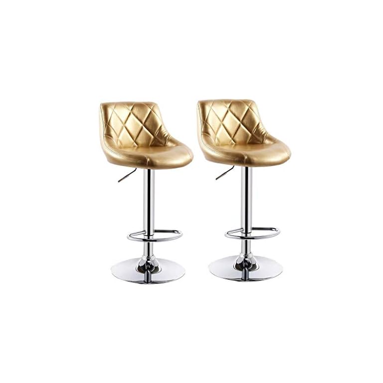 QTQZDD ?Barhocker Hoher Hocker, H?henverstellbar Gepolsterte