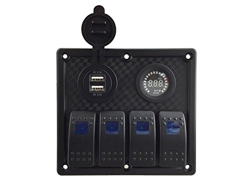 IZTOSS-DC12V-24V-DC-4-gang-Waterproof-marine-boat-RV-blue-led-switch-panel-with-led-Power-socket-and-42A-double-USB IZTOSS-DC12V-24V-DC-4-gang-Waterproof-marine-boat-RV-blue-led-switch-panel-with-led-Power-socket-and-42A-double-USB