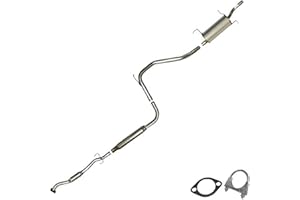NORTHEASTERN EXHAUST Stainless Steel Exhaust System Kit fits: 1998-2003 Ford Escort ZX2