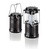 Camping Lantern, iStarty 30 LED Ultra Bright Portable Camping LED Lantern Flashlights for Home & Outdoor and Emergency Use: Suitable for Hiking, Camping, Emergencies, Hurricanes, Outages (Gray, Collapsible, Water-resistant)