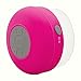 NeeGo Portable Waterproof Shower Speaker Bluetooth 3.0 with Built-In Mic Powerful for Pool Boat Beach Hiking Camping