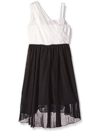 amy byer Girls 'sin mangas griego vestido con adornos de piedra