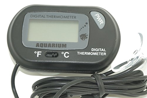 LCD Gauge Probe Sensor Digital Temperature for Aquarium Terrarium Fish Tank Heaters,Reptile,Hatching Thermometer,Pool Spa Fish Pond Tank,Fridge Freezer Keg Beer Tap Home Brew