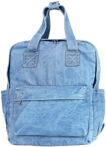 Amazon.com | Denim Backpack Patchwork Y2K Checkered Plaid 