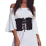 Soft Vintage Suede Wide Band Self Tie Wrap Around Corset Belt / Women Waist Belts