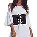 Soft Vintage Suede Wide Band Self Tie Wrap Around Corset Belt / Women Waist Belts