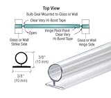 CRL Large Translucent Vinyl Bulb Seal - 95 in long by C.R. Laurence