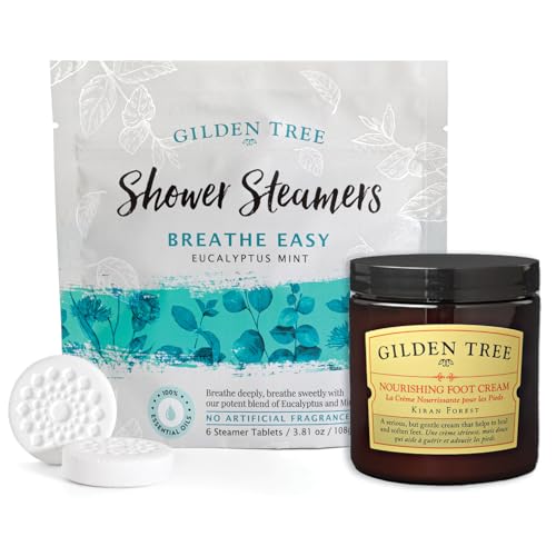 GILDEN TREE Foot Cream + Shower Steamers Bundle