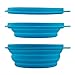Collapsible Silicone Bowl for Camping - Food-grade & Space-Saving, Sky Blue - by Not Just A Gadget