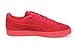 PUMA Men's Suede Emboss Iced Fashion Sneakers, High Risk Red, 10.5 D US