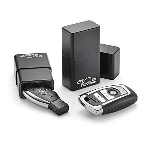 VONETTI Alpha Shield Premium Keyless Go Schutz Aluminiumdose für Autoschlüssel, RFID Blocker Schutzhülle, Car Key Safe Box (S