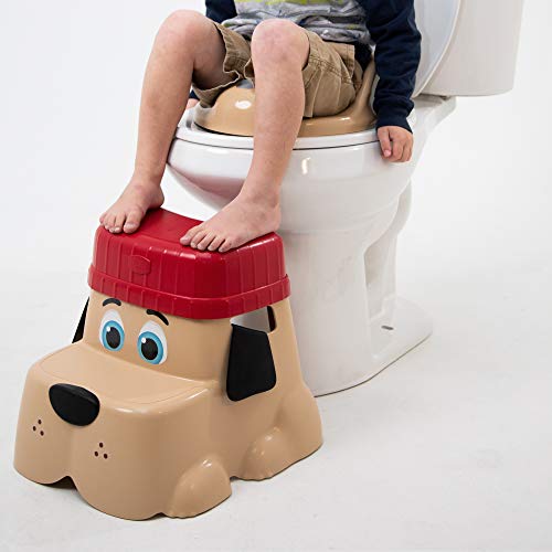 Squatty Potty The Original Toilet Stool, Kids Potty Pet Kit,"Pup" Base with Hat for Easy Height Adjustment and Training seat - Thumbnail 2