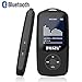 RUIZU X06 Mp3 Player with Bluetooth, Mp3 Music Player with FM Radio, 100hrs Playback, and 128GB Expandable, Black
