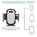 [Upgraded] AUOPLUS Cigarette Lighter Phone Holder Car Mount Charger 3.1A Dual USB Ports with Built-in Charging Cord Compatible with iPhone