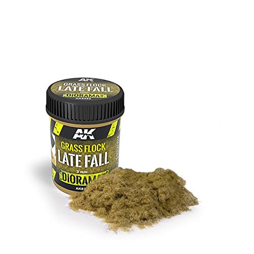 AK Interactive - Grass Flock Late Fall 250ml - AK8222 (AK-8222)