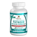 #1 Thyroid Support Supplement - Advanced Thyroid Support Formula - All Natural Formulated With Vitamin B 12, Iodine from Kelp, Selenium, Coleus Forskohlii and Other Herbal Ingredients to Support Healthy Thyroid Metabolism - 90 Days Supply