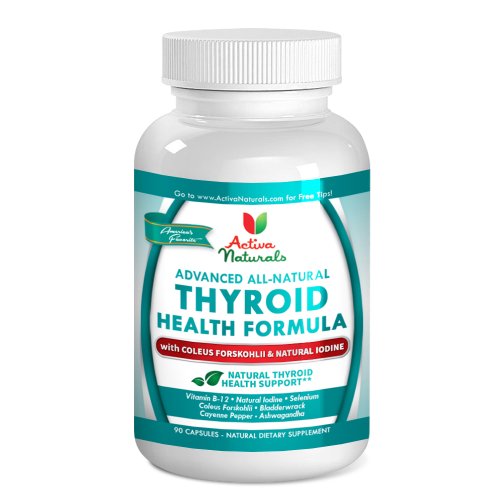 #1 Thyroid Support Supplement - Advanced Thyroid Support Formula - All Natural Formulated With Vitamin B 12, Iodine... image