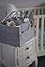 Little Tinkers World Baby Diaper Caddy & Extra Large Organizer for Diapers, Wipes & Nursery Storage Bin Unisex Design - Gray