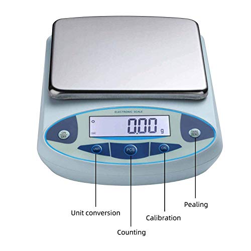 RESHY High Precision Lab Scale 5000g X 0.01g Digital Analytical