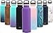 Simple Modern 20oz Ascent Water Bottle - Hydro Vacuum Insulated Tumbler Flask w/Handle Lid - Purple Double Wall Stainless Steel Reusable - Leakproof -Lilac