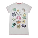 Hatley Women's Sleepshirt - Time to Sleep - White - One Size