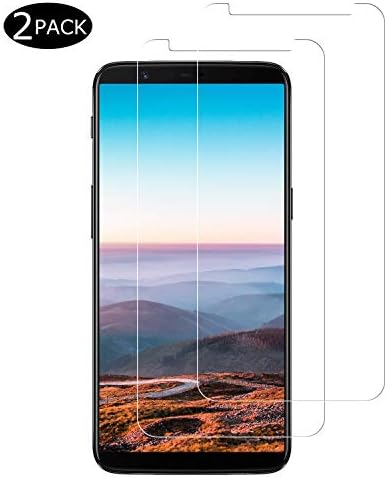 CNXUS [2 Pack Compatible with OnePlus 5T Screen Protector, Tempered Glass Premium Film 0.33mm/2.5D Are Edge/Ultra HD Original Anti-broken Anti-fingerprint Glass Screen