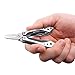 Mini EDC Multitool, 10-in-1 420 Stainless Steel Multitools Keychain Pocket Knife with Key Ring, Scisssors, Screwdriver, Can Opener for Office, Picnic, DIY and Outdoor Camping