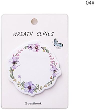 Creative Message Paper - Beautiful Wreath Stickies Office Stationery|Self-Stick Notes