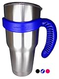 EasyShopForEveryone Solid Plastic Handle for 30-Ounce Rambler Tumbler - Blue
