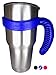 EasyShopForEveryone Solid Plastic Handle for 30-Ounce Rambler Tumbler - Blue