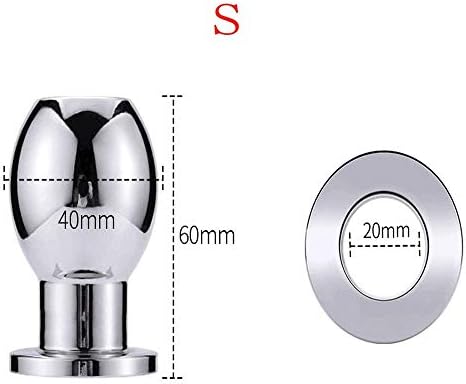 Toy Tongue Metal Plug Hollowee Douche Enema Cleaning Portable Bidet Shower Ass Cleaner Tool,S