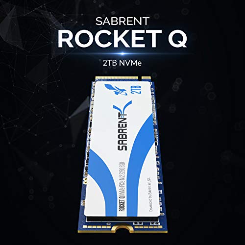 SABRENT Rocket Q 2TB NVMe PCIe M.2 2280 Internal SSD High Performance Solid State Drive R/W 3200/3000MB/s (SB-RKTQ-2TB)