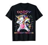 Daddy of the Birthday Princess Unicorn Girl Matching T Shirt