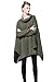 Mordenmiss Women's Oversized Sweater Spring Day Bat Shirt Army Green