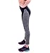 MANSTORE?Women's?Workout?Leggings?Pant?Solid?Splice?Grey?9-inch?Tight?Pants (grey,L)