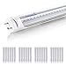 Hyperikon T8 T12 LED Bulbs 4 Foot, 40 Watt Replacement (18W), T10 Light Tube, 6000k, Dual End Ballast Bypass, UL, Clear, 24 Pack primary