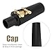 Alomejor Sax Saxophone Mouthpiece Plastic with Cap Metal Buckle Reed Mouthpiece Patches Pads Cushions for Sax Replacethumb 2