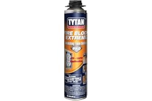 TYTAN Professional Fire Block Extreme Heat Insulating Foam Sealant PRO, 24 oz (Single Can)