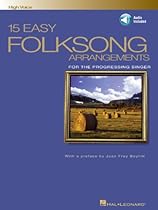15 Easy Folksong Arrangements: High Voice Introduction by Joan Frey Boytim