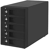 Kingwin KST-500 USB 3.0 &amp; eSATA 5 Front Bay External Enclosure for 3.5” SSD/SATA Hard Drives.Supports Hot Swap, UASP, LED, RAID 0/RAID 1/RAID 3/RAID 5/RAID 10/JBOD/SPAN