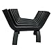 TITAN GREAT OUTDOORS 24in Fireplace Grate, Heavy Duty 1.25in Thick Steel Rungs, Elevated Log Wood Chimney Grate, Burning Fireplace and Firepits