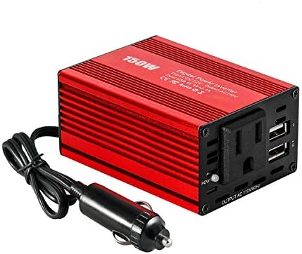 Shayson インバーター 12v カーインバーター 車載充電器 シガーソケット 150w コンバーター Usb 2ポート 1acコンセント 優れた放熱性能と静音性 Dc12vをac110vに変換 車対応 車中泊や緊急災害用品 日本語取扱説明書付き 赤 Parapentefamily Com Shayson インバーター 12v カーインバーター 車載充電器 シガーソケット 150w コンバーター Usb 2ポート 1acコンセント 優れた放熱性能と静音性 Dc12vをac110vに変換 車対応 車中泊や緊急災害用品 日本語取扱説明書付き 赤 Parapentefamily Com