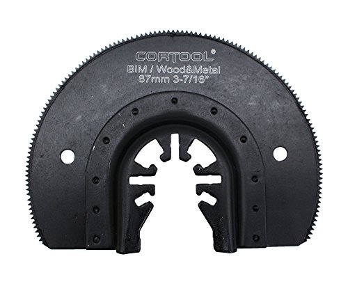 4 Pcs Precision Oscillating Multitool Blades Set Quick Release Oscillating Multifunction Saw Blade Fit Universal Porter Cable Bosch Black & Decker Dewalt Multimaster Vibration Saw Blade TF59100004