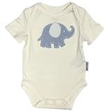 Silkberry Baby Bamboo Unisex-Baby Newborn Short Sleeve Lap Neck Bodysuit